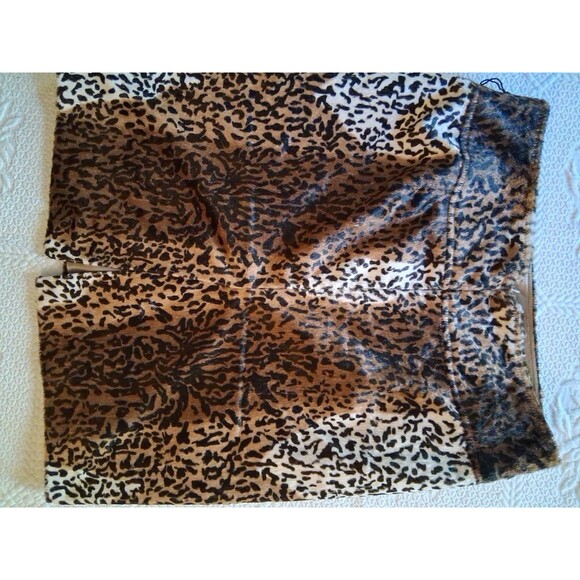 Saks Fifth Avenue  Skirt Women's Animal Print Size 12 Multicolor - Picture 2 of 7
